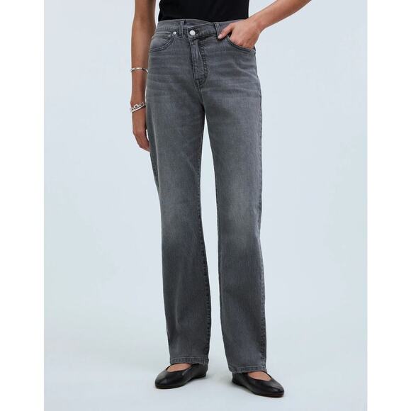 NWT Madewell The '90s Straight Jean in Burwick Wash: Cross-Tab Edition Size 29 - Picture 2 of 9